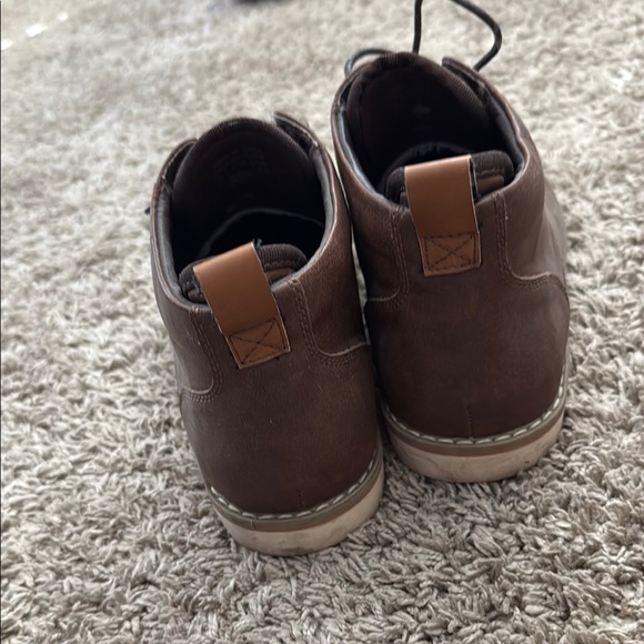 Men's Brown Leather Chukka Boots - Picture 5 of 6